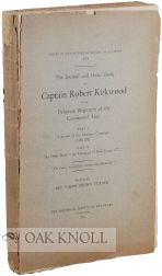 Order Nr. 66600 JOURNAL AND ORDER BOOK OF CAPTAIN ROBERT KIRKWOOD OF THE DELAWARE REGIMENT OF THE...