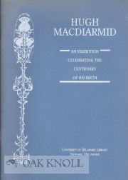 Order Nr. 67419 HUGH MACDIARMID, AN EXHIBITION CELEBRATING THE CENTENARY OF HIS BIRTH