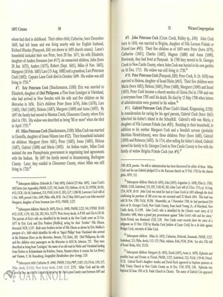 1693 CENSUS OF THE SWEDES ON THE DELAWARE. FAMILY HISTORIES OF THE SWEDISH LUTHERAN CHURCH MEMBERS RESIDING IN PENNSYLVANIA, DELAWARE, WEST NEW JERSEY & CECIL COUNTY, MD. 1638-1693.