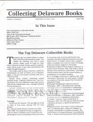 COLLECTING DELAWARE BOOKS