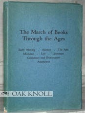 Order Nr. 69324 THE MARCH OF BOOKS THROUGH THE AGES