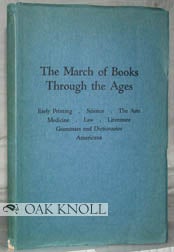 Order Nr. 69324 THE MARCH OF BOOKS THROUGH THE AGES