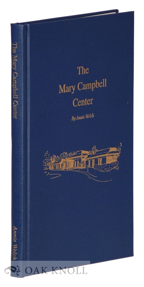 Order Nr. 69413 THE MARY CAMPBELL CENTER. Annie Welch.