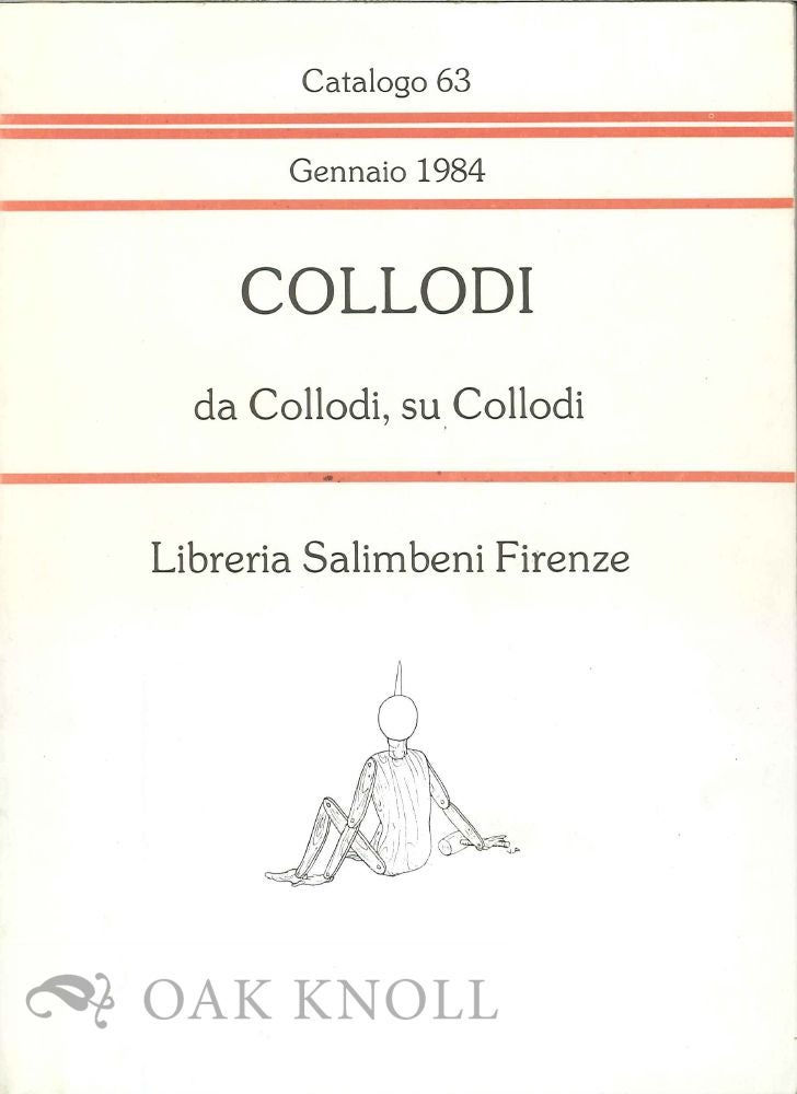 Order Nr. 69488 COLLODI, DA COLLODI, SU COLLODI.