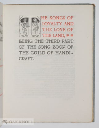 THE ESSEX HOUSE SONG BOOK.