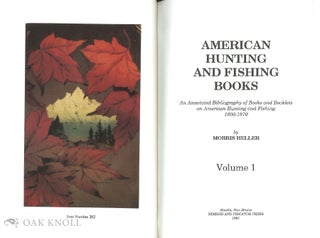 AMERICAN HUNTING AND FISHING BOOKS.