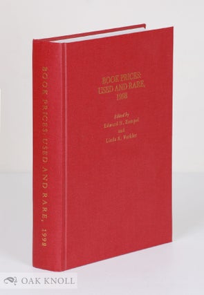Order Nr. 70279 BOOK PRICES: USED AND RARE. 1998. Edward N. Zempel, Linda A. Verkler