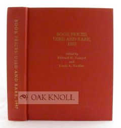 Order Nr. 70280 BOOK PRICES: USED AND RARE. 1997. Edward N. Zempel, Linda A. Verkler