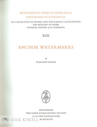 ANCHOR WATERMARKS