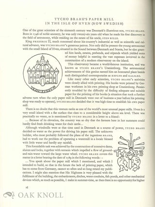 PAPER MILLS OF DENMARK & NORWAY AND THEIR WATERMARKS