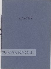 Order Nr. 71006 ASCOT. A. Edward Newton