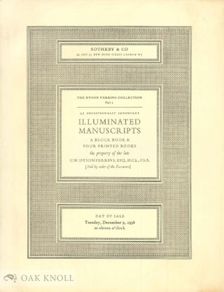 Order Nr. 71049 THE DYSON PERRINS LIBRARY