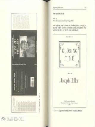 JOSEPH HELLER: A DESCRIPTIVE BIBLIOGRAPHY.