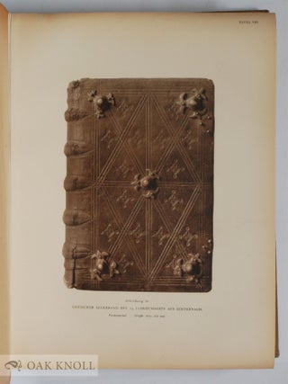 BUCHEINBÄNDE AUS DEM XIV - XIX JAHRHUNDERT IN DER LANDESBIBLIOTHEK ZU DARMSTADT.