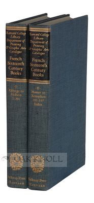 Order Nr. 71412 CATALOGUE OF BOOKS AND MANUSCRIPTS. PART I: FRENCH 16TH CENTURY BOOKS. Ruth Mortimer