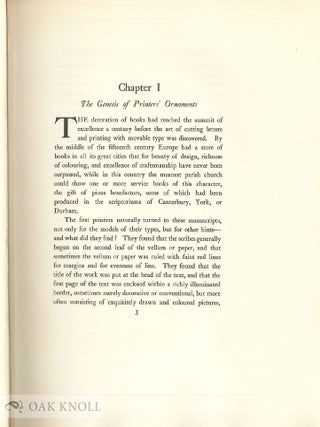 ENGLISH PRINTERS' ORNAMENTS.