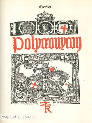 ENGLISH PRINTERS' ORNAMENTS.