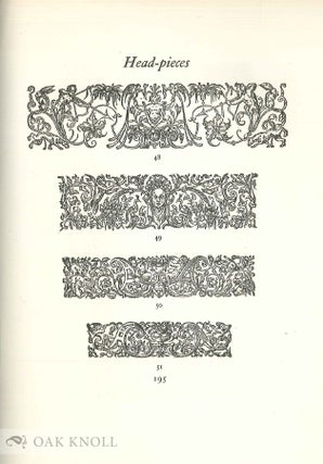 ENGLISH PRINTERS' ORNAMENTS.