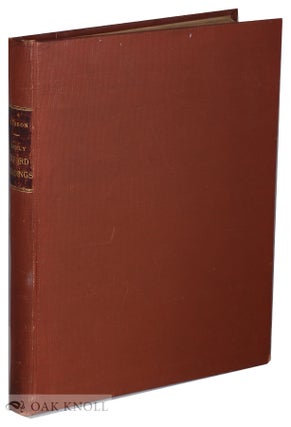 Order Nr. 71475 EARLY OXFORD BINDINGS. Strickland Gibson