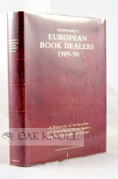 Order Nr. 71675 EUROPEAN BOOKDEALERS, A DIRECTORY OF DEALERS IN SECONDHAND AND ANTIQUARIAN BOOKS...