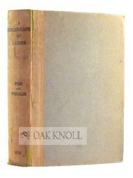 Order Nr. 71787 A BIBLIOGRAPHY OF THE WRITINGS IN PROSE AND VERSE OF WALTER SAVAGE LANDOR. Thomas...