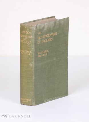 Order Nr. 71915 THE OLD ENGRAVERS OF ENGLAND IN THEIR RELATION TO CONTEMPORARY LIFE AND ART...