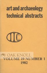 Order Nr. 71992 ART AND TECHNOLOGY TECHNICAL ABSTRACTS. Curt W. Beck, et. al.