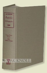 Order Nr. 72693 ARCTIC BIBLIOGRAPHY. Marie Tremaine