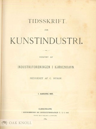 TIDSSKRIFT FOR KUNSTINDUSTRI.