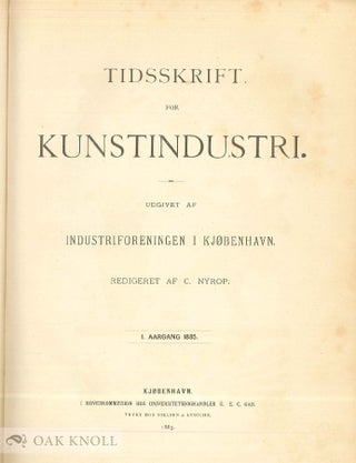 TIDSSKRIFT FOR KUNSTINDUSTRI.