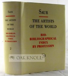Order Nr. 73484 THE ARTISTS OF THE WORLD, BIO-BIBLIOGRAPHICAL INDEX BY PROFESSION (VOL. 2...