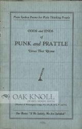 Order Nr. 74096 ODDS AND ENDS OF PUNK AND PRATTLE. Morde Smith.