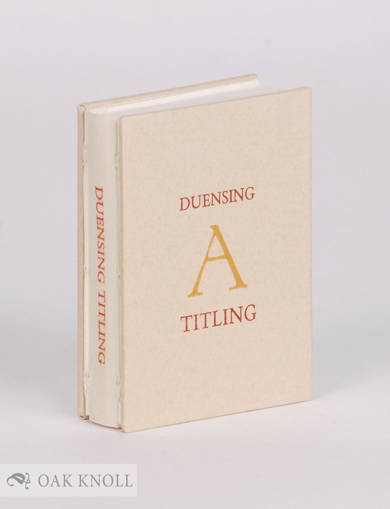 Order Nr. 75311 DUENSING TITLING.