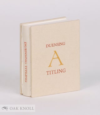 Order Nr. 75311 DUENSING TITLING