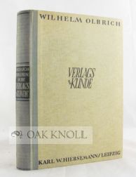 Order Nr. 75566 EINFÜHRUNG IN DIE VERLAGSKUNDE. Wilhelm Olbrich
