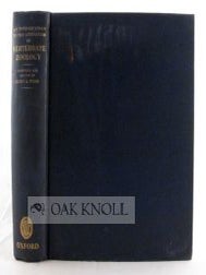 Order Nr. 75581 AN INTRODUCTION TO THE LITERATURE OF VERTEBRATE ZOOLOGY, BASED CHIEFLY ON THE...