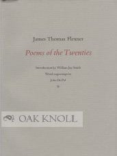 Order Nr. 75786 POEMS OF THE TWENTIES. James Thomas Flexner