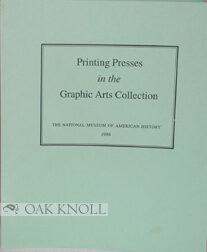 Order Nr. 76324 PRINTING PRESSES IN THE GRAPHIC ARTS COLLECTION, PRINTING, EMBOSSING, STAMPING...