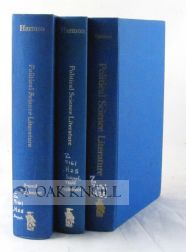 Order Nr. 76377 POLITICAL SCIENCE, A BIBLIOGRAPHICAL GUIDE TO THE LITERATURE. With SECOND SUPPLEMENT. With THIRD SUPPLEMENT. Robert B. Harmon.