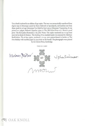 STANLEY MORISON & 'JOHN FELL': THE STORY OF THE WRITING AND PRINTING OF STANLEY MORISON'S BOOK JOHN FELL, THE UNIVERSITY PRESS AND THE 'FELL' TYPES
