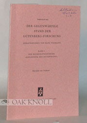 Order Nr. 77079 GUTENBERGS SCHRITT IN DIE TECHNIK. Friedrich Adolf Schmidt-Künsemuller