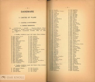 BIBLIOGRAPHIE CARTOGRAPHIQUE INTERNATIONALE.