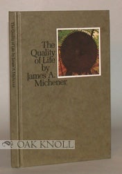 Order Nr. 77752 THE QUALITY OF LIFE. James A. Michener