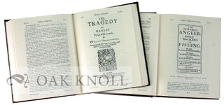 A CATALOGUE OF BOOKS CONSISTING OF ENGLISH LITERATURE AND MISCELLANEA INCLUDING MANY ORIGINAL EDITIONS OF SHAKESPEARE, FORMING A PART OF THE LIBRARY OF E.D. CHURCH
