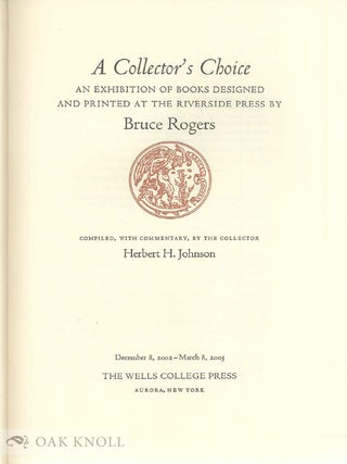 A COLLECTOR'S CHOICE.