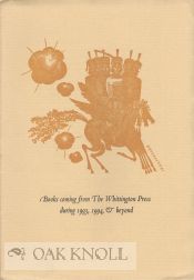 BOOKS COMING FROM THE WHITTINGTON PRESS DURING 1993, 1994, & BEYOND