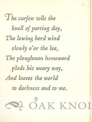 ELEGY WRITTEN IN A COUNTRY CHURCHYARD