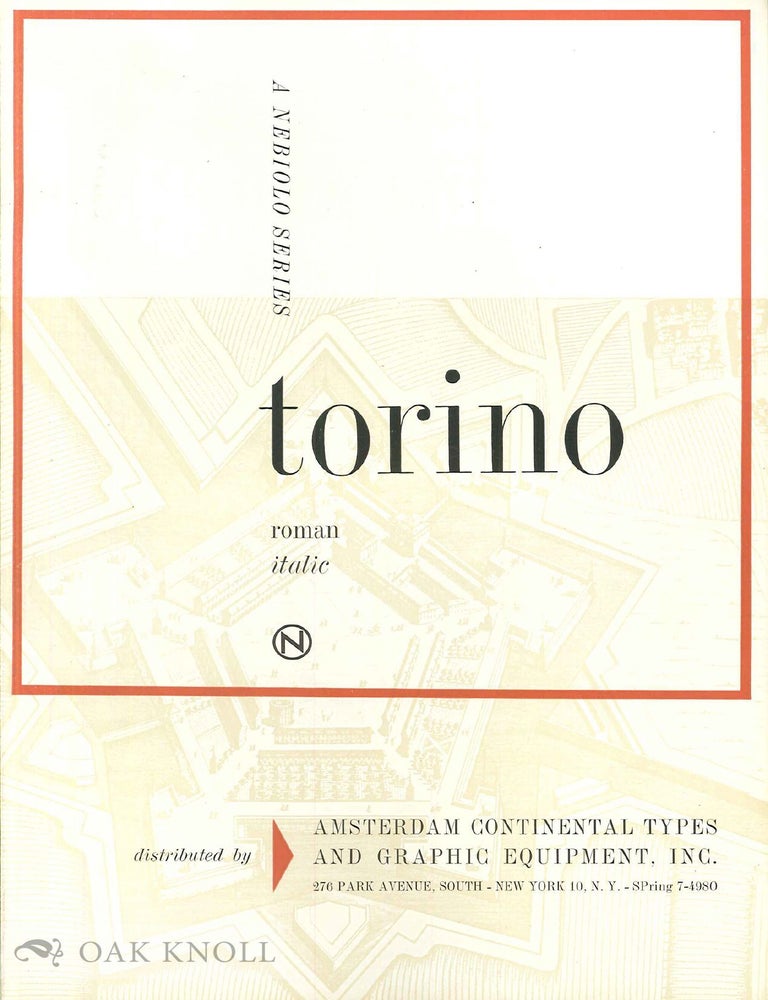 Order Nr. 78958 TORINO, ROMAN, ROMAN ITALIC, A NEBIOLO SERIES. Nebiolo.