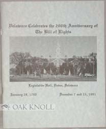 Order Nr. 79193 DELAWARE CELEBRATES THE 200TH ANNIVERSARY OF THE BILL OF RIGHTS.