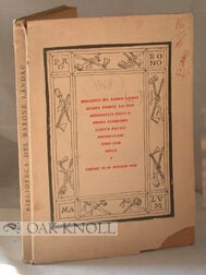 Order Nr. 80371 BIBLIOTECA DEL BARONE LANDAU, QUARTA VENDITA ALL'ASTA PRESSO LA GALLERIA...